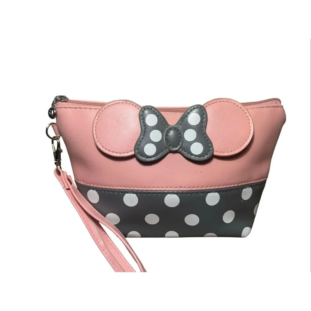 Minnie Mouse Wristlet Cosmetic Bag
